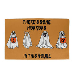 Puppy Halloween Welcome Mat