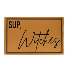 Sup Witches Halloween Welcome Mat