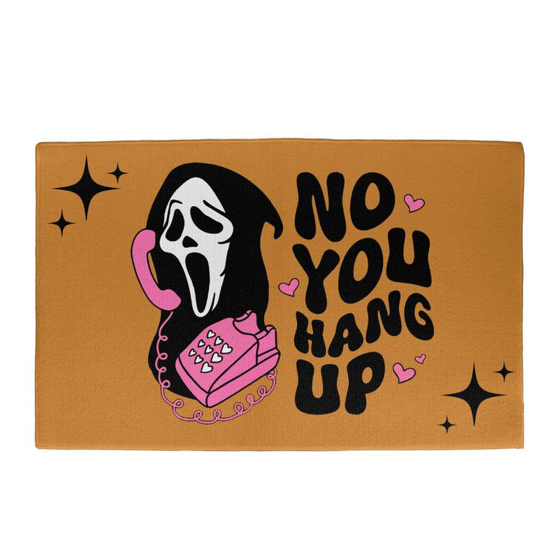 Halloween Welcome Mat No You Hang Up Stars