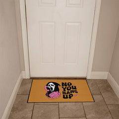 Halloween Welcome Mat No You Hang Up