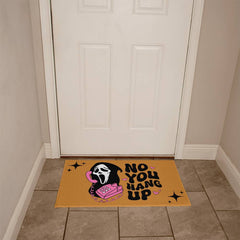 Halloween Welcome Mat No You Hang Up Stars