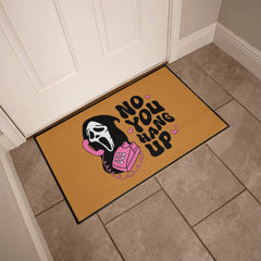 Halloween Welcome Mat No You Hang Up