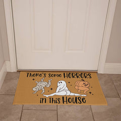 There's Some Horrors In This House Halloween Welcome Mat