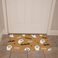 Halloween Welcome Mat Ghosts and Bats