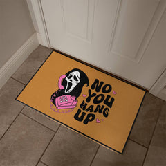 Halloween Welcome Mat No You Hang Up