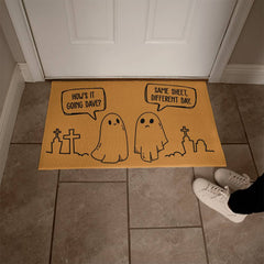 Funny Halloween Welcome Mat