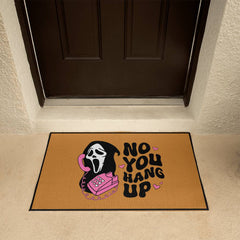 Halloween Welcome Mat No You Hang Up