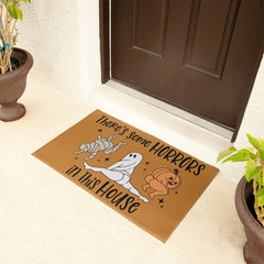 There's Some Horrors In This House Halloween Welcome Mat