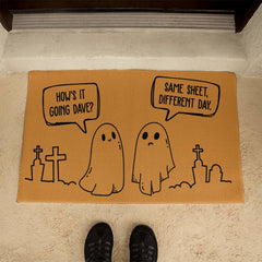 Funny Halloween Welcome Mat