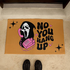 Halloween Welcome Mat No You Hang Up Stars