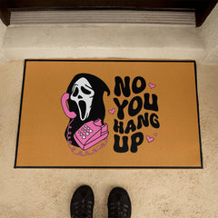 Halloween Welcome Mat No You Hang Up